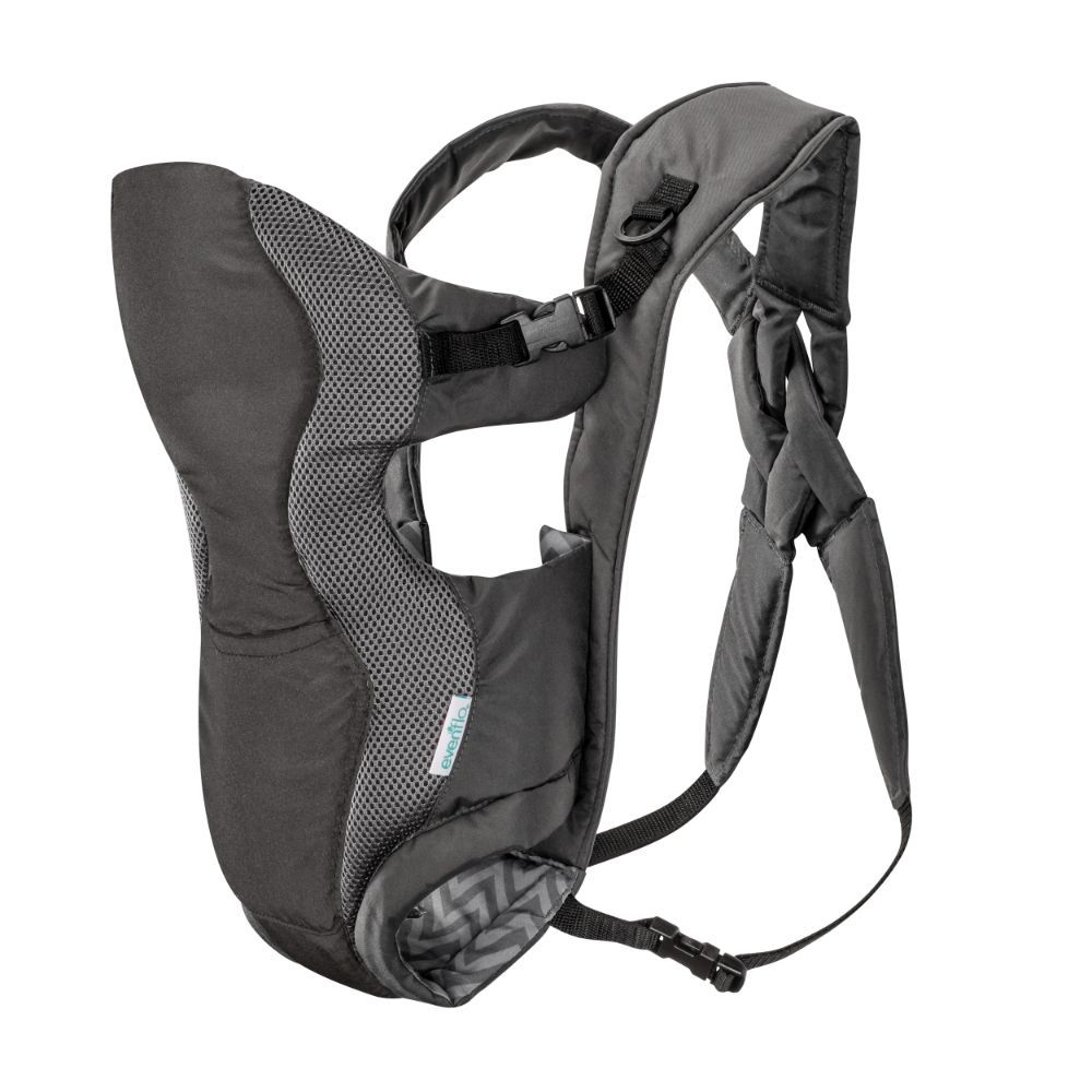 Organic black embroidered ergo baby outlet carrier